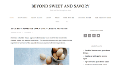 Desktop Screenshot of beyondsweetandsavory.com